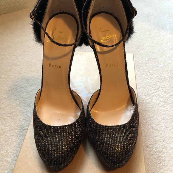 Gorgeous NIB Christian Louboutin Crazy Fur 120 - Picture 2 of 4